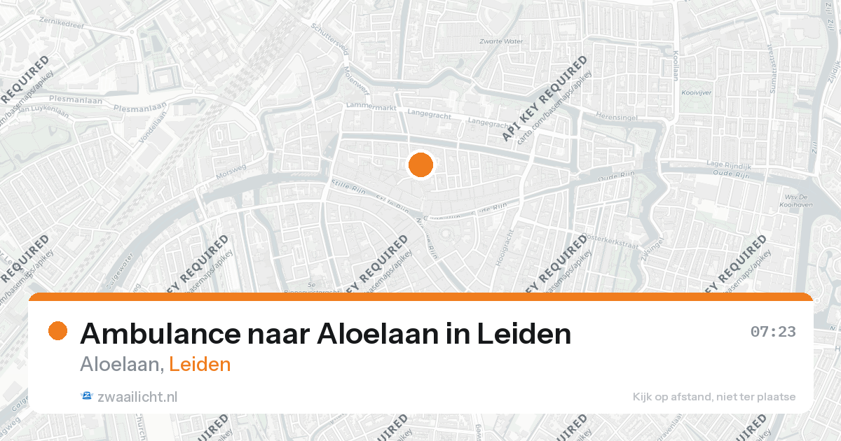 Ambulance naar Aloelaan in Leiden — 7 feb 2026