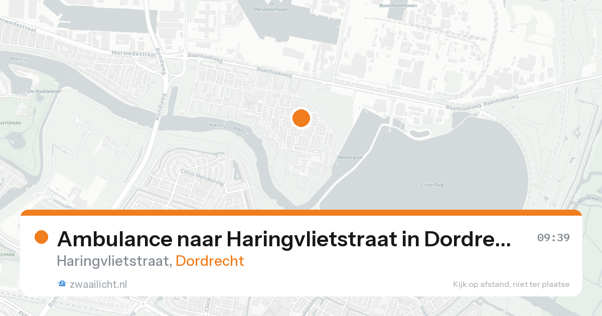 Ambulance naar Haringvlietstraat in Dordrecht — 4 jun 2026