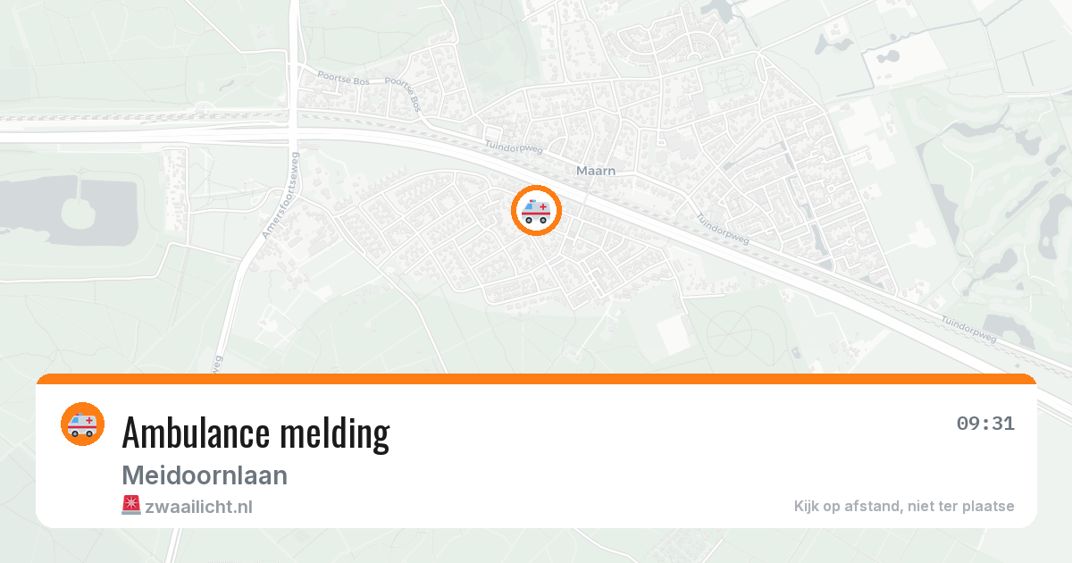 Ambulance melding — 9 feb 2026