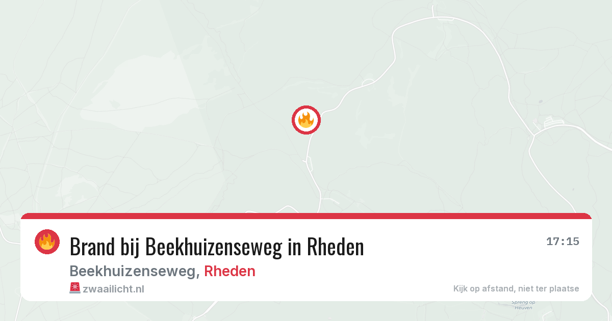 Brand bij Beekhuizenseweg in Rheden — 24 jan 2026