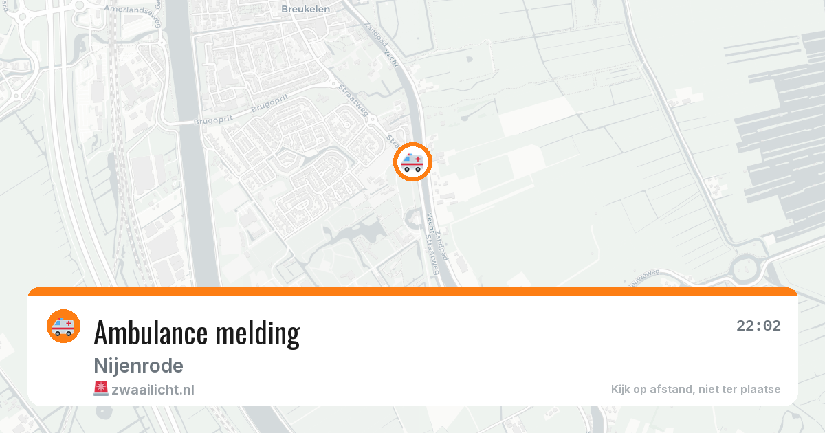Ambulance melding — 9 jun 2026