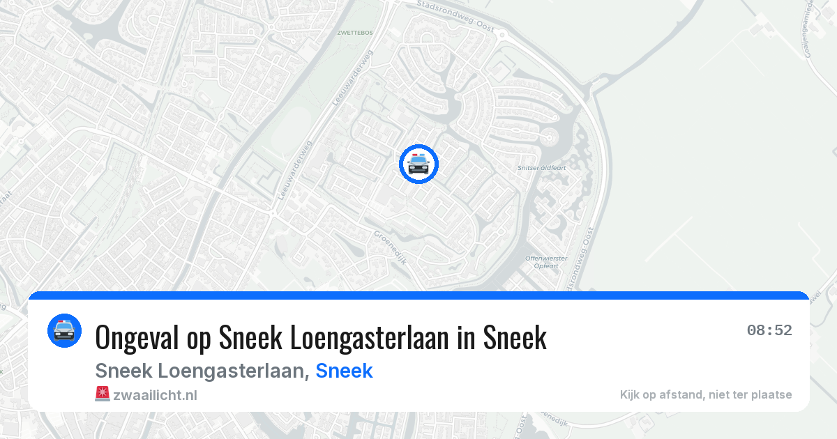 Ongeval op Sneek Loengasterlaan in Sneek — 22 jun 2026