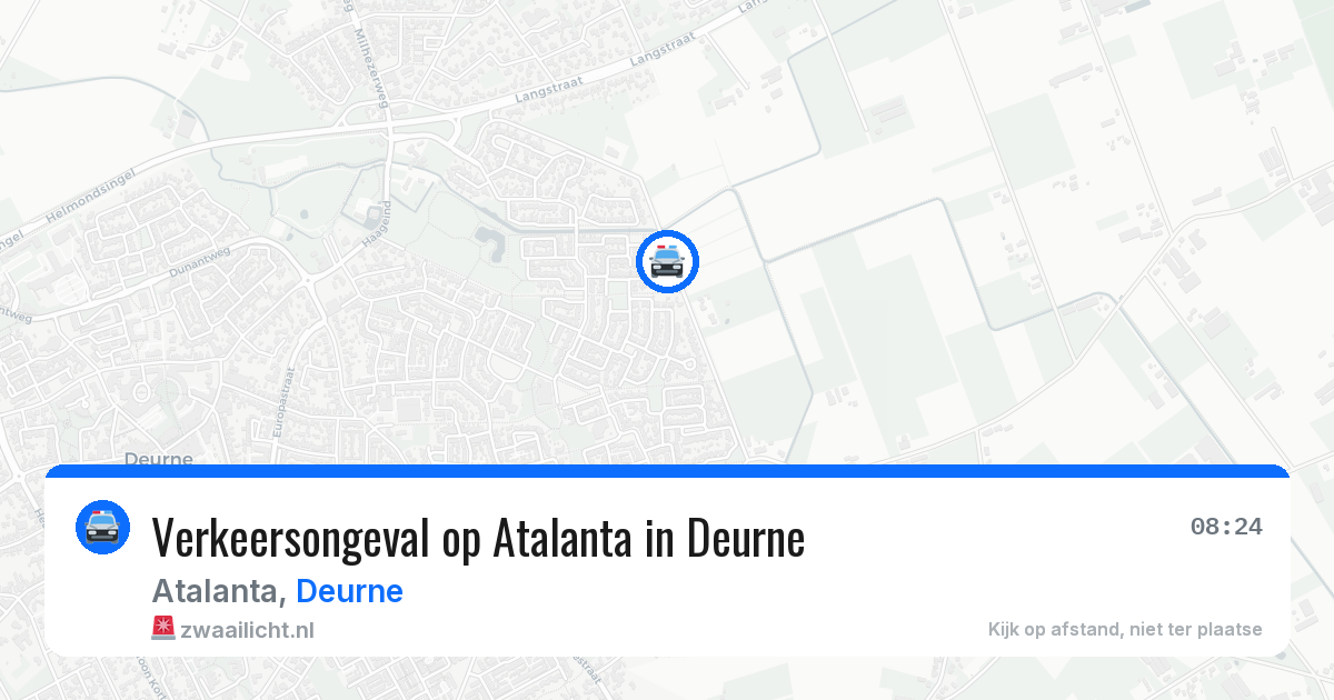 Verkeersongeval op Atalanta in Deurne — 23 mrt 2026