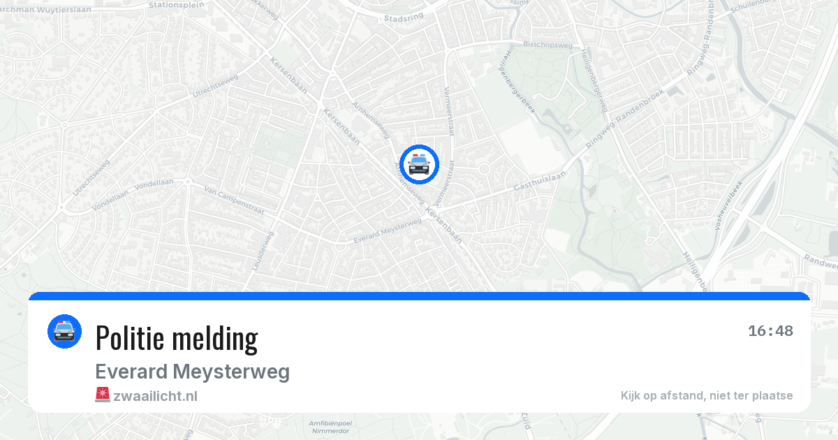 Politie melding — 12 mei 2026