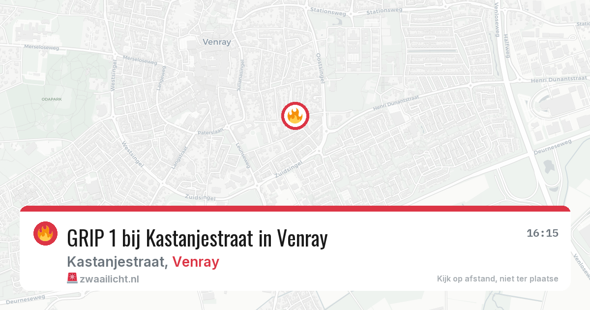 GRIP 1 bij Kastanjestraat in Venray — 11 mrt 2026