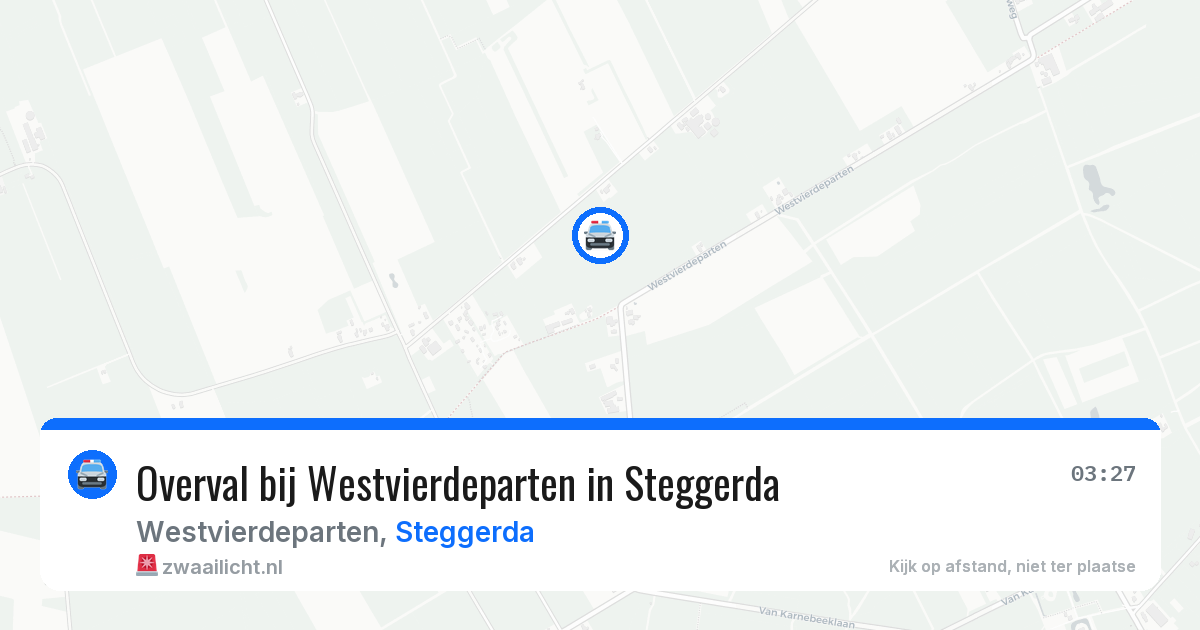 Overval bij Westvierdeparten in Steggerda — 25 apr 2026