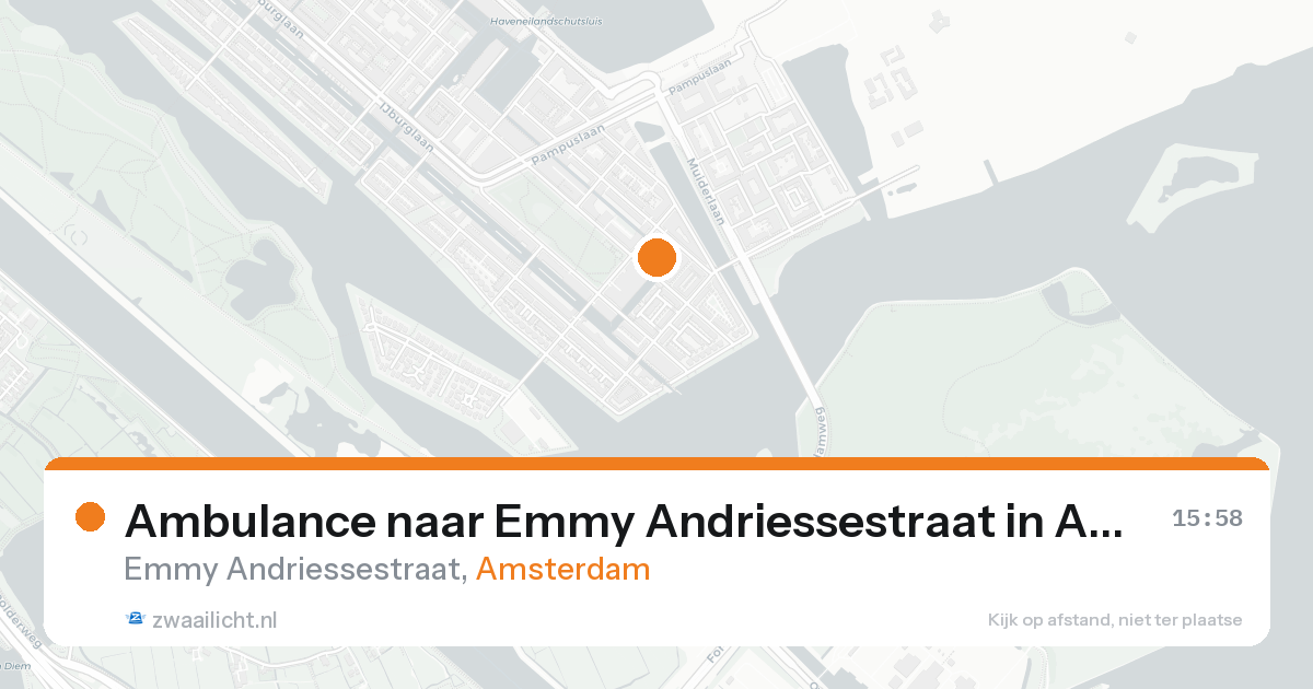 Ambulance naar Emmy Andriessestraat in Amsterdam — 23 jul 2026