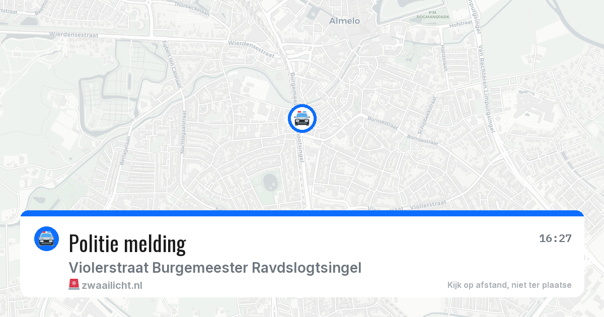 Politie melding — 9 jun 2026