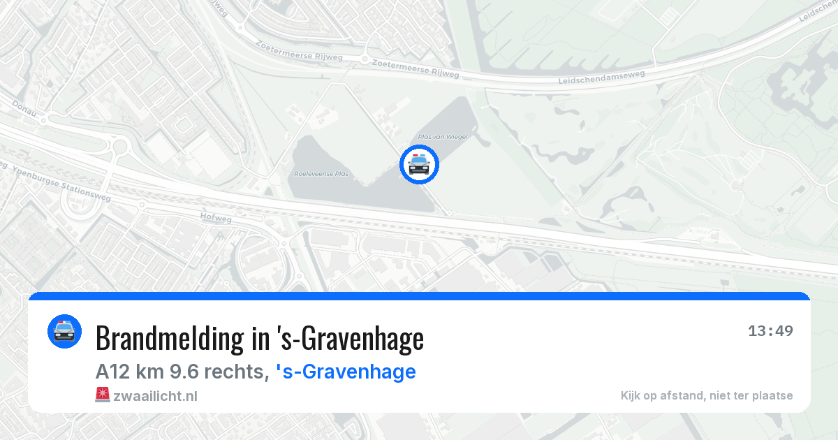 Brandmelding in 's-Gravenhage — 11 aug 2026