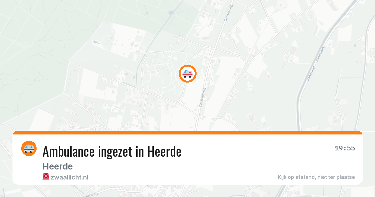 Ambulance ingezet in Heerde — 10 aug 2026