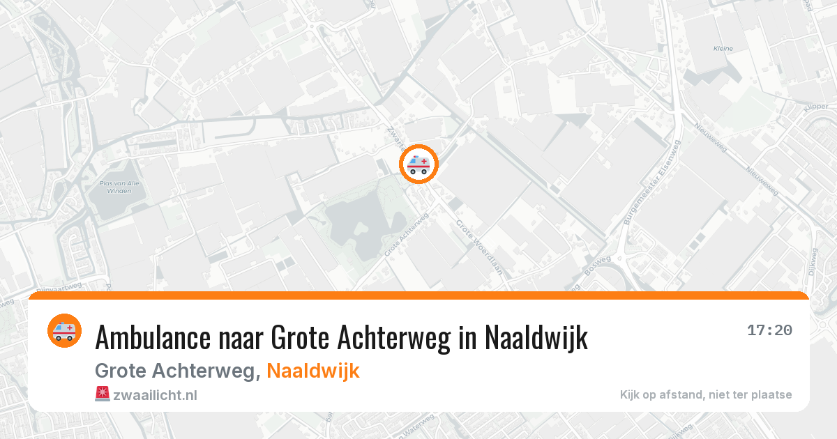 Ambulance naar Grote Achterweg in Naaldwijk — 25 jun 2026