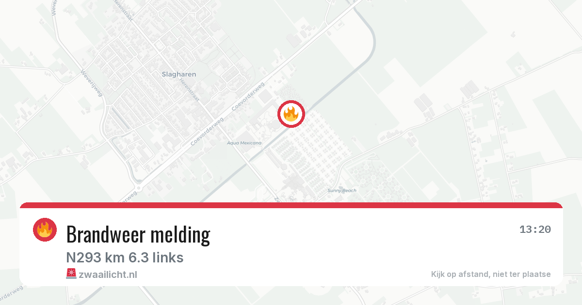 Brandweer melding — 22 jul 2026