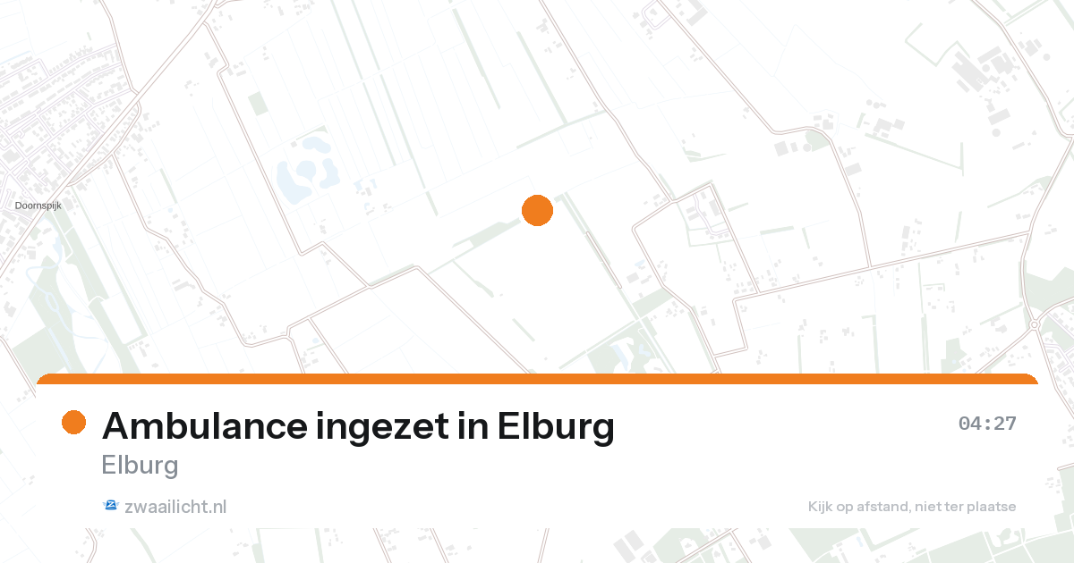 Ambulance ingezet in Elburg — 7 feb 2026