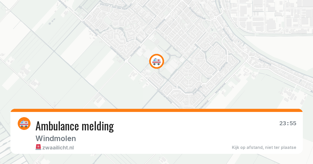 Ambulance melding — 1 jun 2026