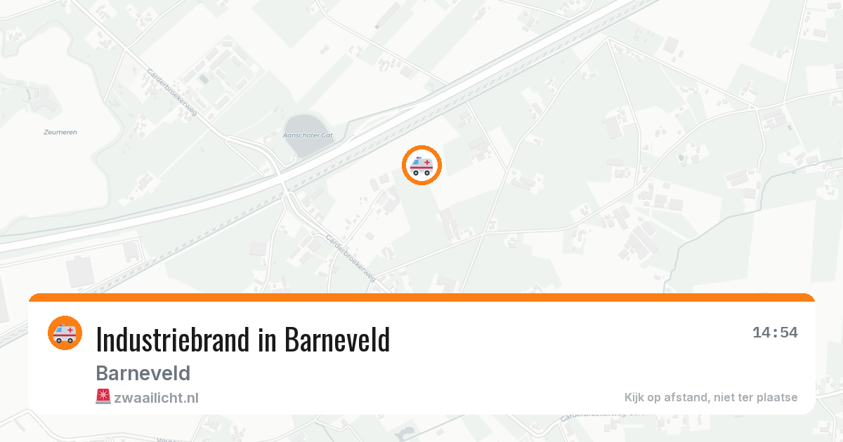 Industriebrand in Barneveld — 2 aug 2026