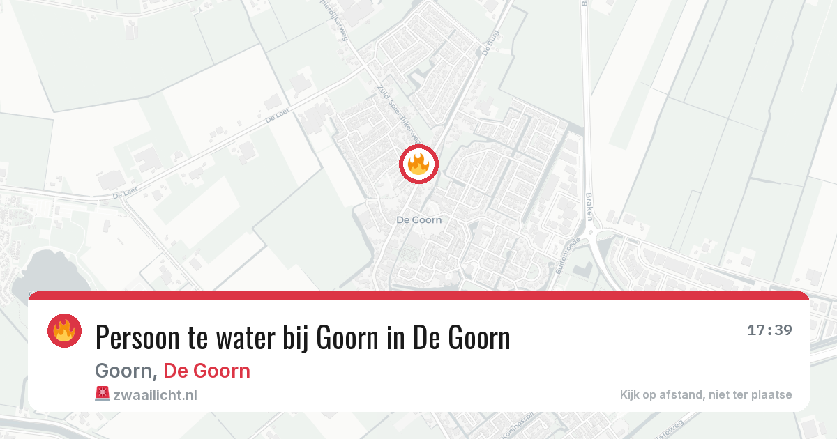 Persoon te water bij Goorn in De Goorn — 29 jul 2026