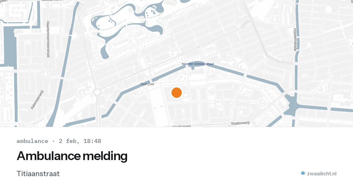 Ambulance melding — 2 feb 2026