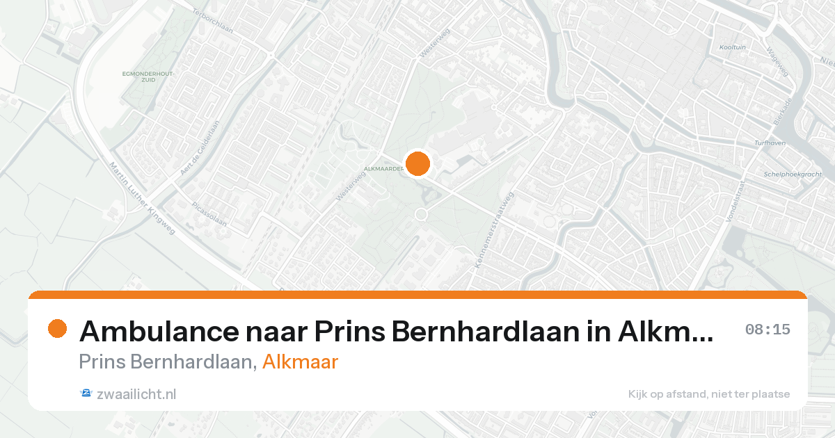 Ambulance naar Prins Bernhardlaan in Alkmaar — 27 mei 2026