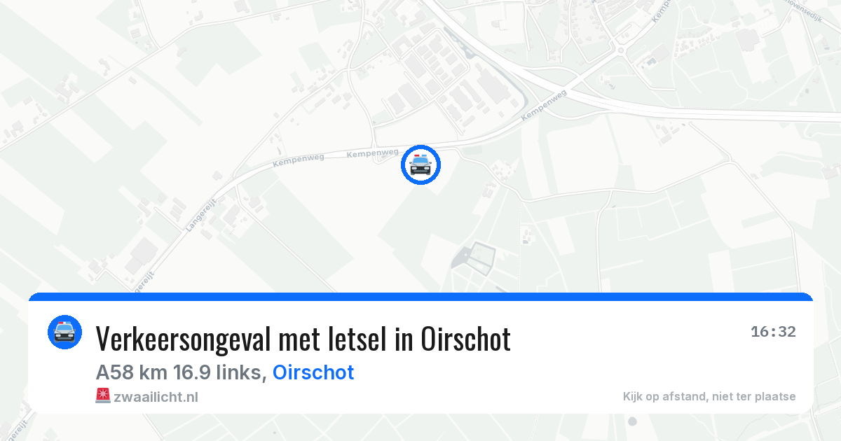Verkeersongeval met letsel in Oirschot — 2 jun 2026