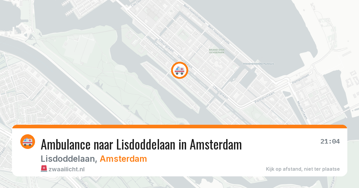 Ambulance naar Lisdoddelaan in Amsterdam — 26 mei 2026
