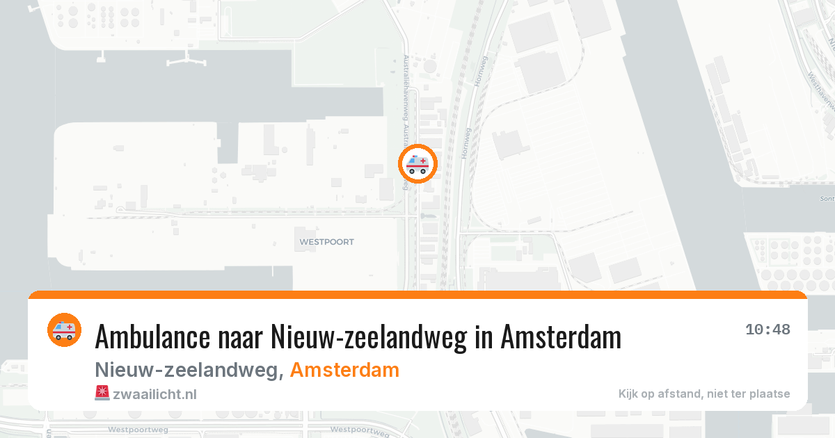Ambulance naar Nieuw-zeelandweg in Amsterdam — 30 apr 2026