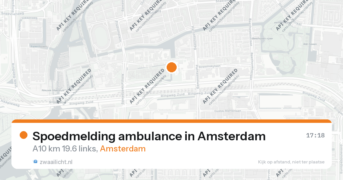 Spoedmelding ambulance in Amsterdam — 26 aug 2026