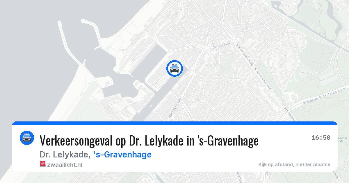 Verkeersongeval op Dr. Lelykade in 's-Gravenhage — 21 jun 2026