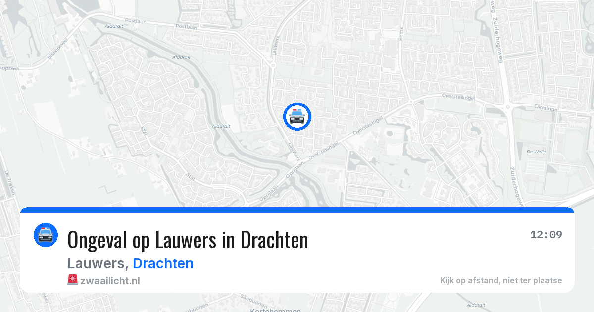 Ongeval op Lauwers in Drachten — 17 jan 2026