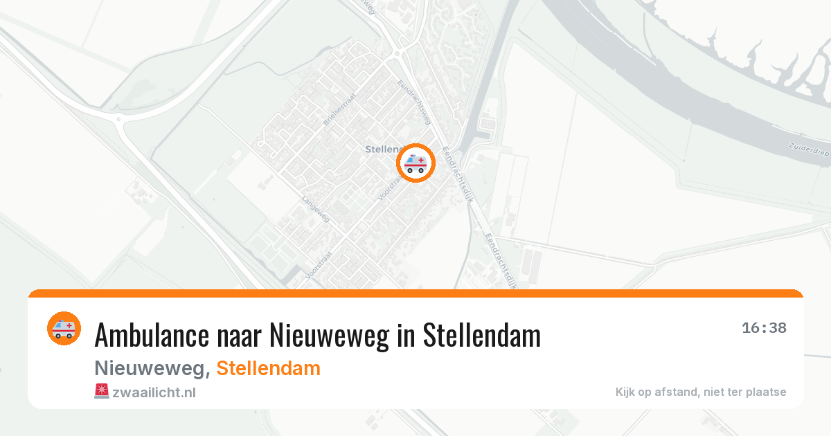 Ambulance naar Nieuweweg in Stellendam — 11 aug 2026