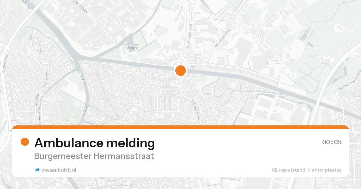 Ambulance melding — 7 feb 2026