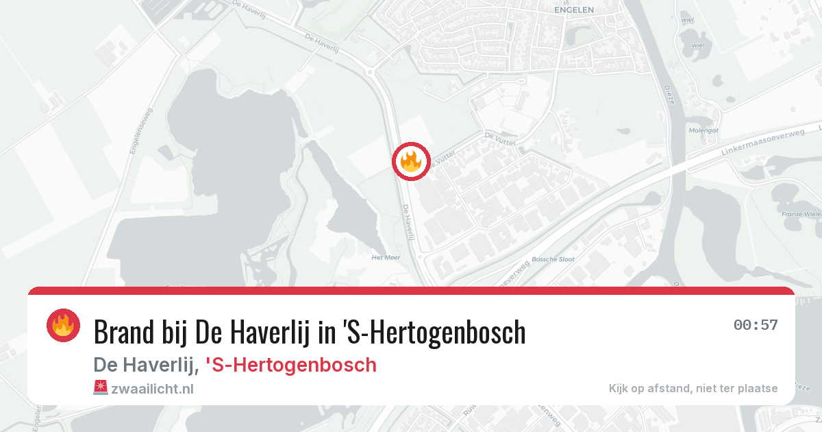 Brand bij De Haverlij in 'S-Hertogenbosch — 31 jul 2026