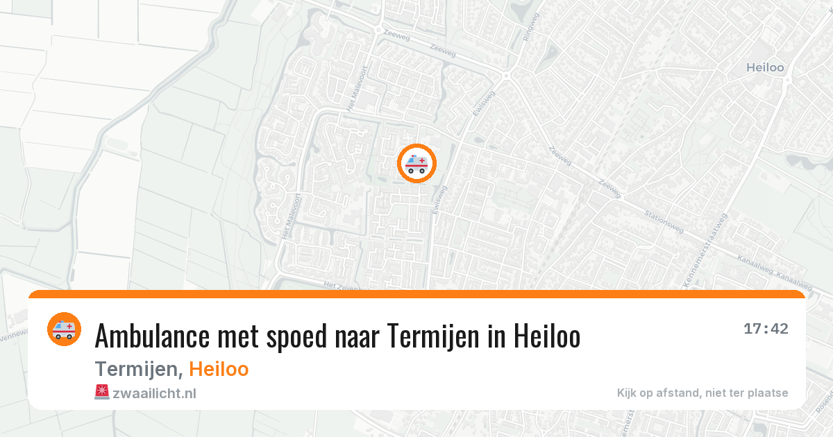 Ambulance met spoed naar Termijen in Heiloo — 11 jun 2026