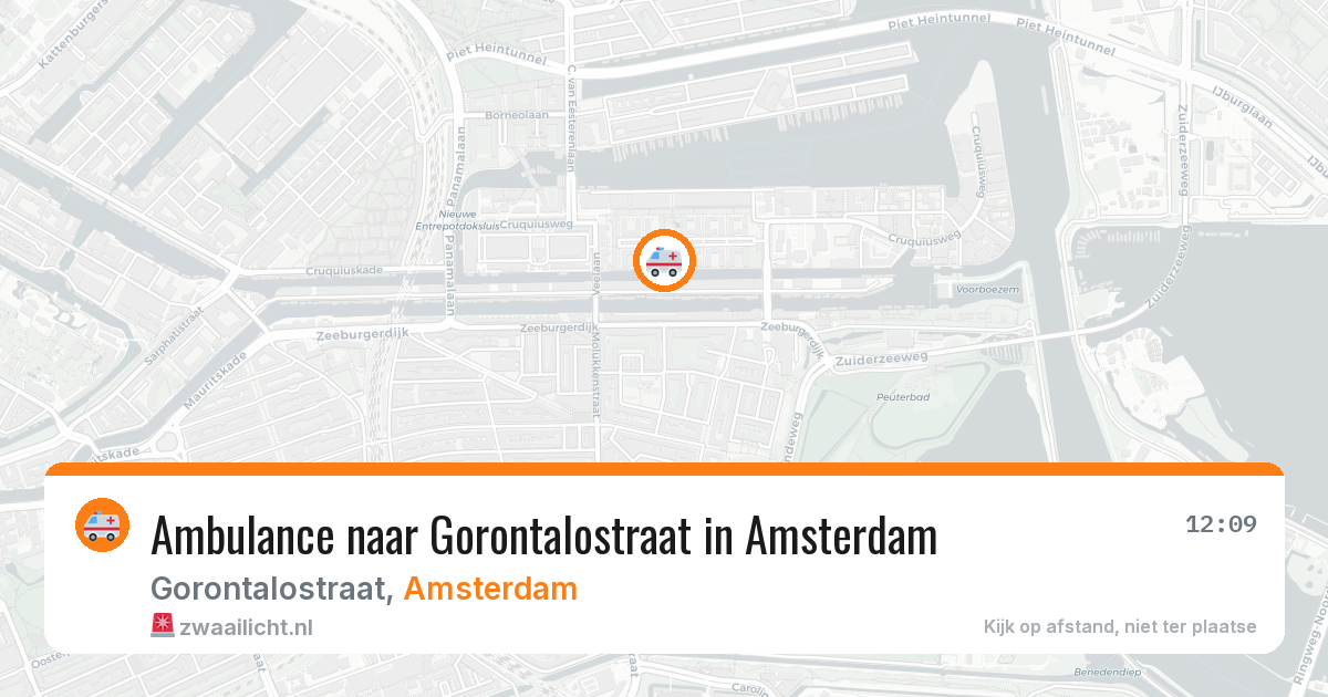 Ambulance naar Gorontalostraat in Amsterdam — 2 jul 2026