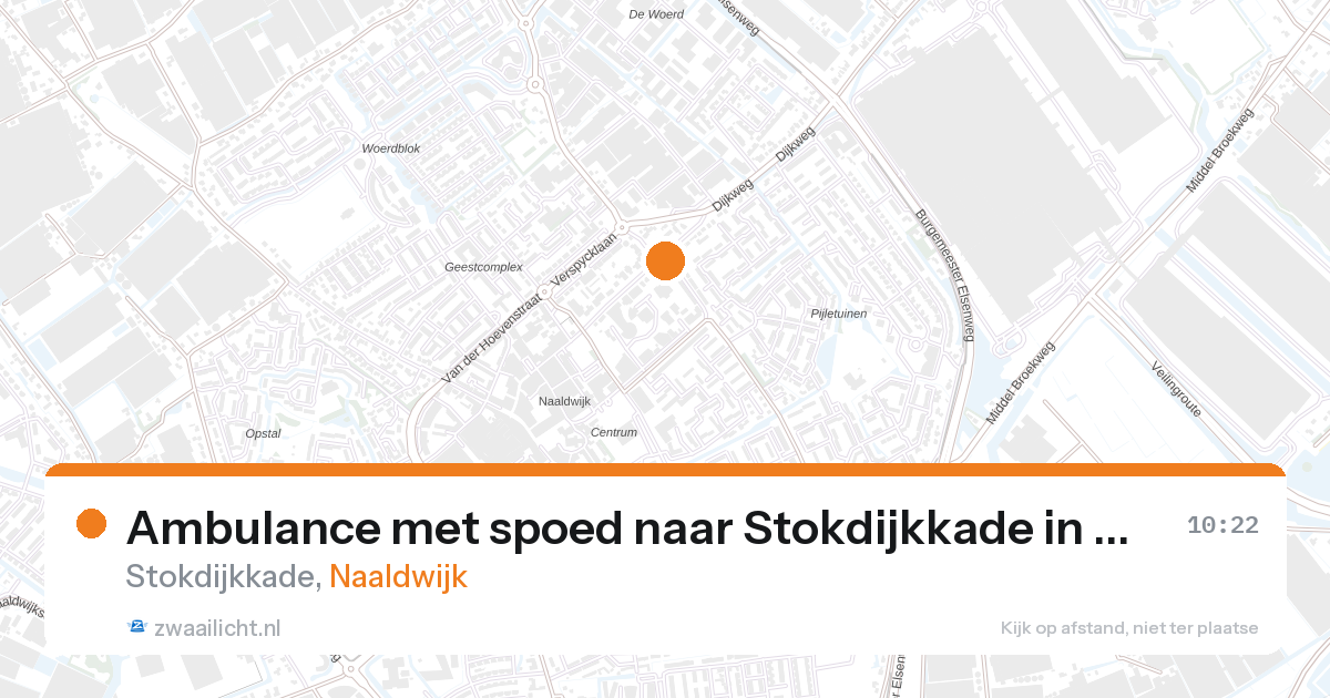 Ambulance met spoed naar Stokdijkkade in Naaldwijk — 5 jun 2026