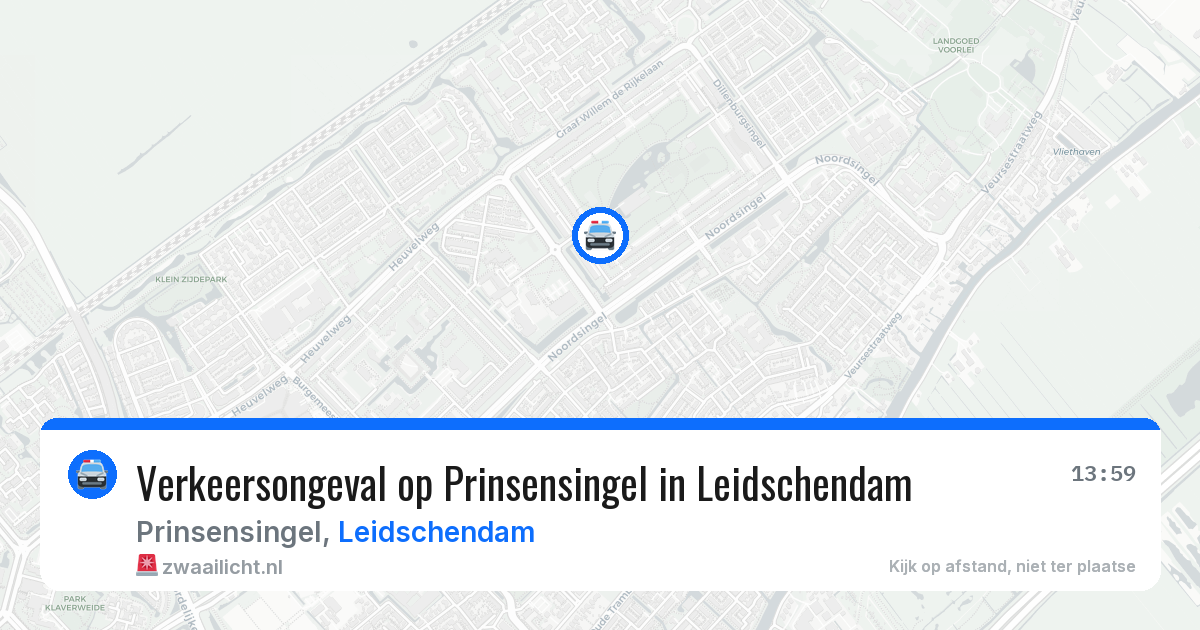 Verkeersongeval op Prinsensingel in Leidschendam — 12 mrt 2026