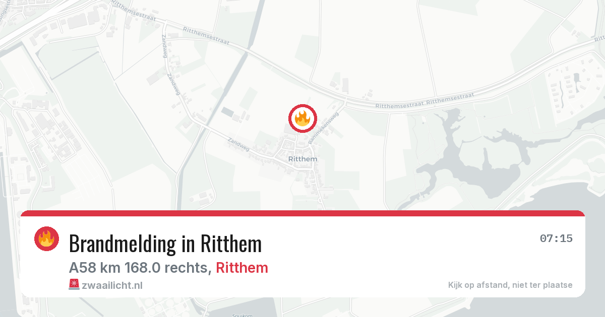 Brandmelding in Ritthem — 24 feb 2026