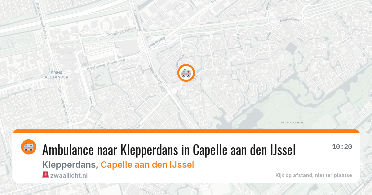 Ambulance naar Klepperdans in Capelle aan den IJssel — 23 jun 2026