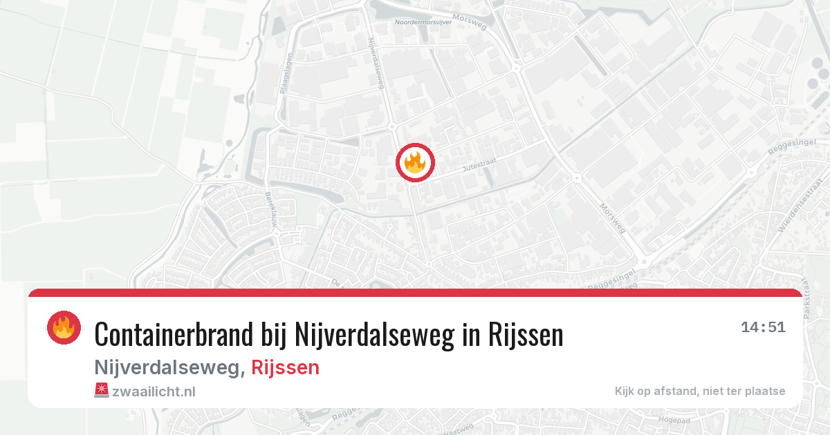 Containerbrand bij Nijverdalseweg in Rijssen — 30 jun 2026
