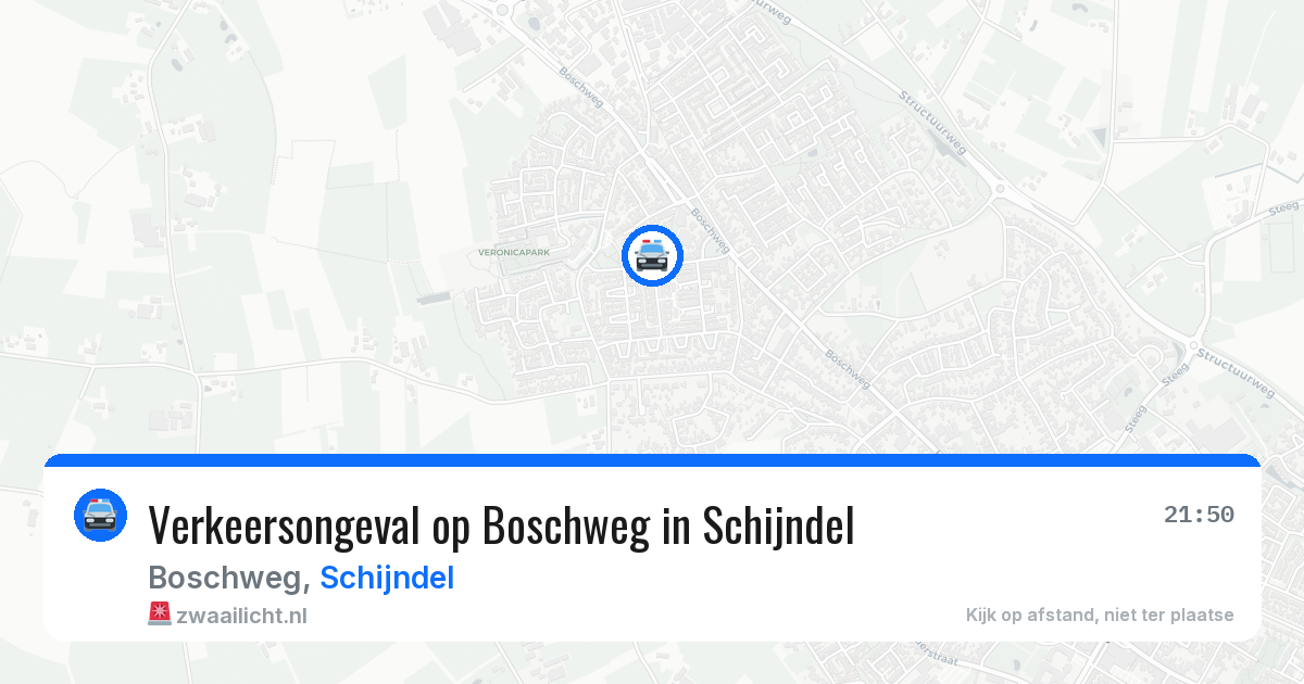 Verkeersongeval op Boschweg in Schijndel — 16 feb 2026