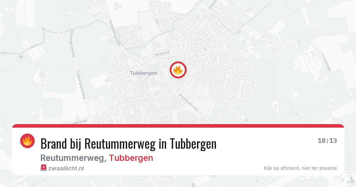 Brand bij Reutummerweg in Tubbergen — 28 jun 2026