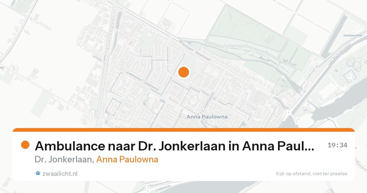 Ambulance naar Dr. Jonkerlaan in Anna Paulowna — 20 mei 2026
