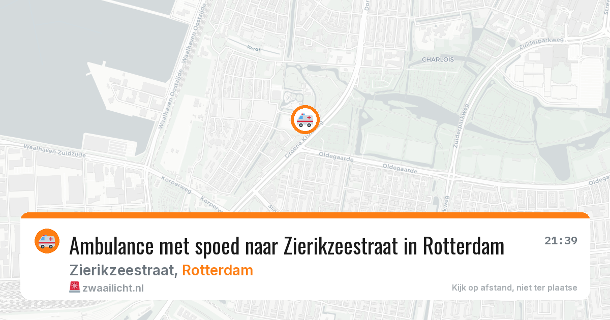 Ambulance met spoed naar Zierikzeestraat in Rotterdam — 26 jul 2026