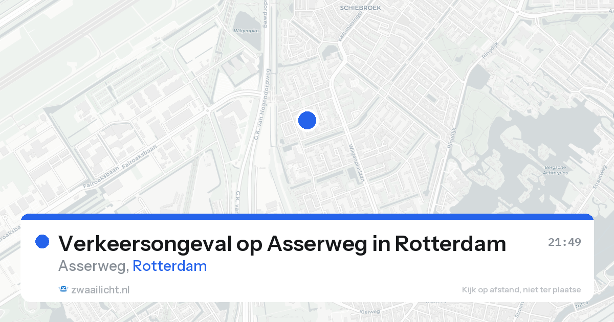 Verkeersongeval op Asserweg in Rotterdam — 17 aug 2026