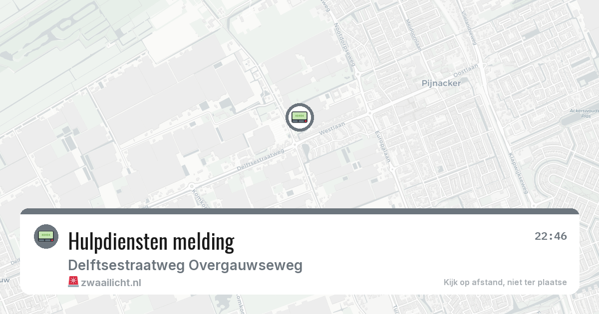 Hulpdiensten melding — 8 feb 2026