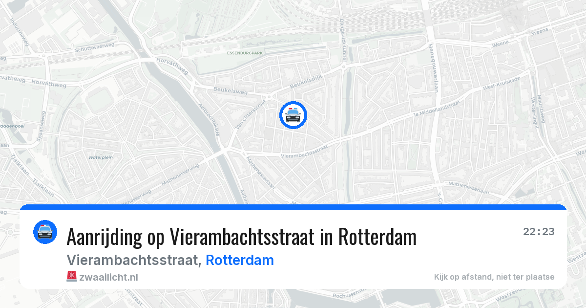 Aanrijding op Vierambachtsstraat in Rotterdam — 12 mrt 2026