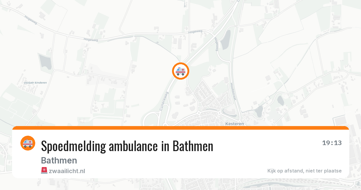 Spoedmelding ambulance in Bathmen — 16 jan 2026