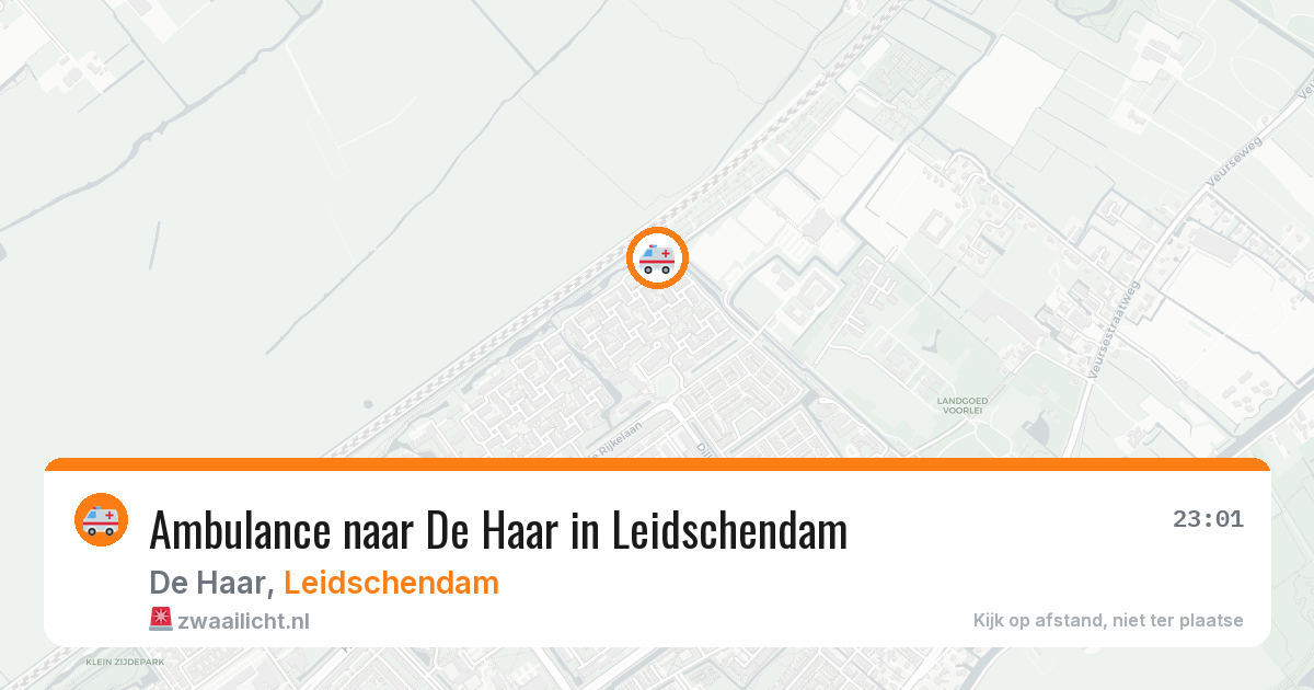 Ambulance naar De Haar in Leidschendam — 29 mei 2026