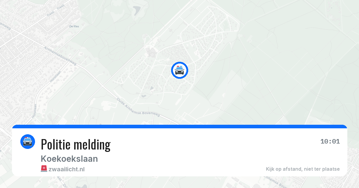 Politie melding — 3 jul 2026