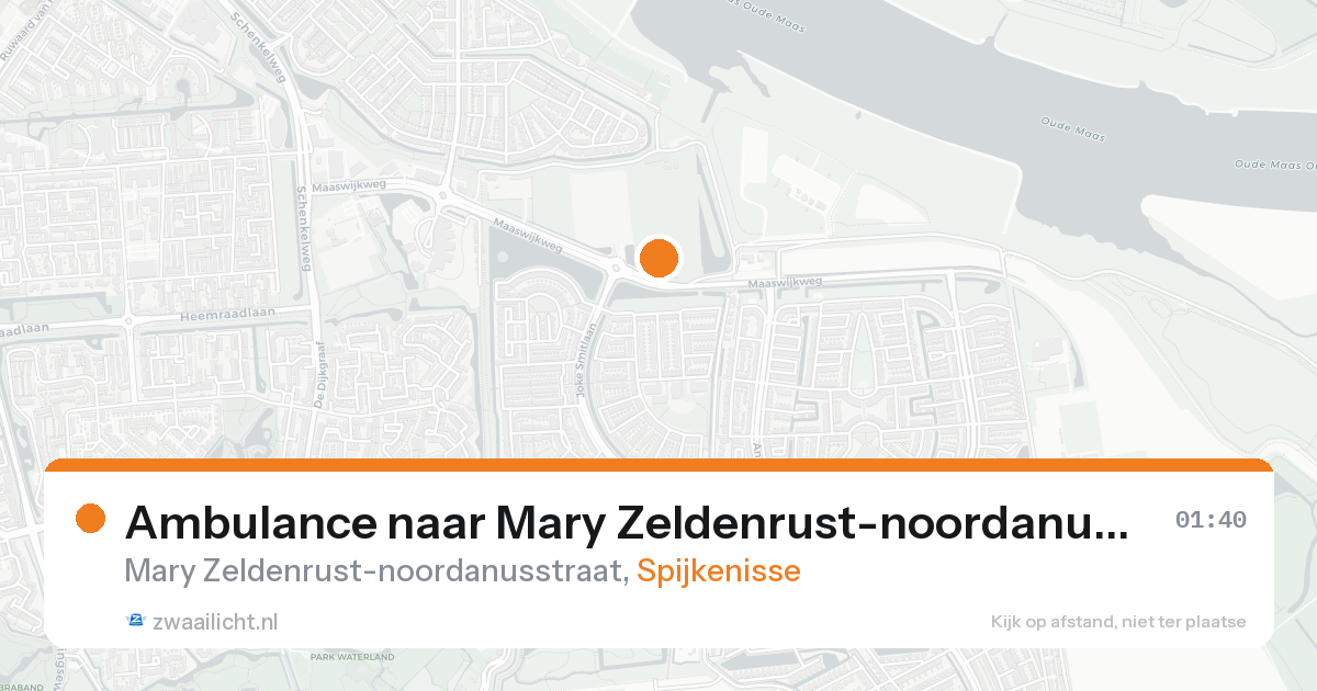 Ambulance naar Mary Zeldenrust-noordanusstraat in Spijkenisse — 3 jun 2026