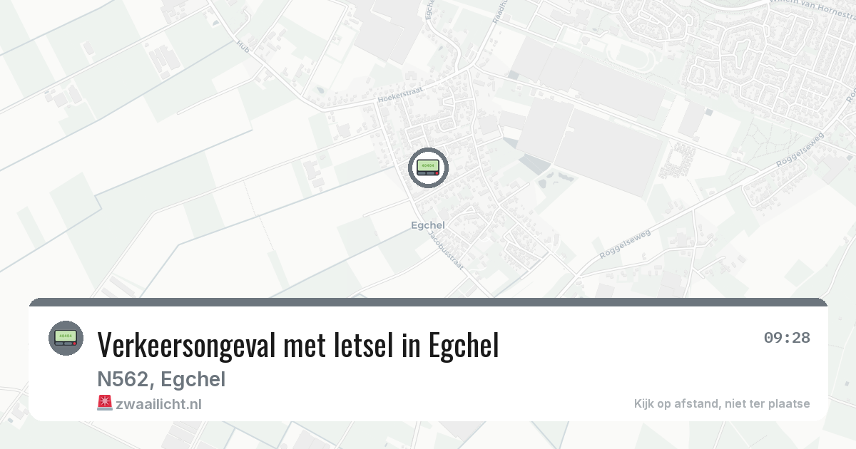 Verkeersongeval met letsel in Egchel — 19 mei 2026